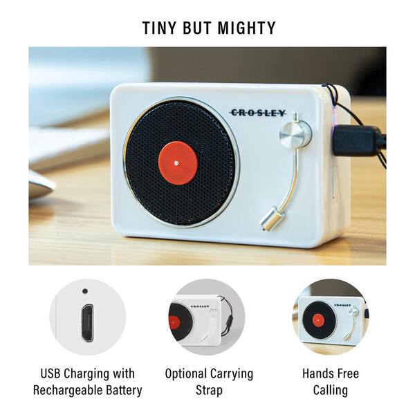 Dolphin Retrobox Mini RTX-10 - Bluetooth Speakers with FM Radio, USB Drive,  Micro SD Card MP3 Player, 3.5mm Aux Jack - Rechargeable Music Device, Up