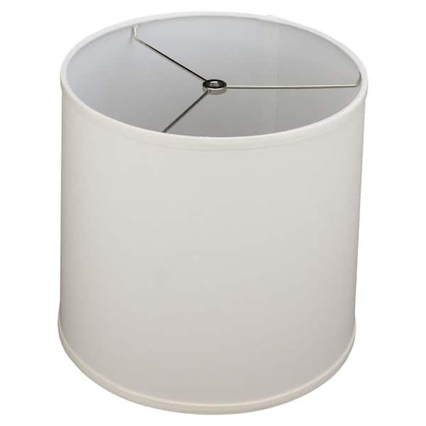 FenchelShades.com 12 in. Top Diameter x 13 in. Bottom Diameter x 12 in. Slant Linen Cream Empire Lamp Shade