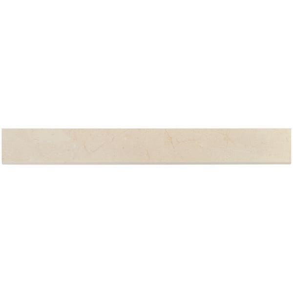 Marble Ivy Hill Bullnose EXT3RD105741 Crema Marfil Essential Porcelain Tile Depot - in. in. The x Wall 3 Satin Tile Home 24
