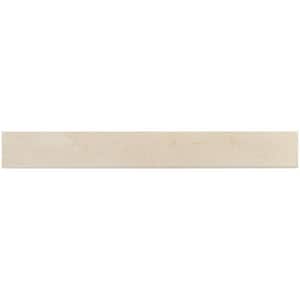 Essential Marble Crema Marfil 3 in. x 24 in. Satin Porcelain Bullnose Wall Tile