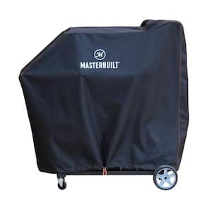 Gravity Series and AutoIgnite Digital Charcoal Grill and Smoker Grill Cover in Black