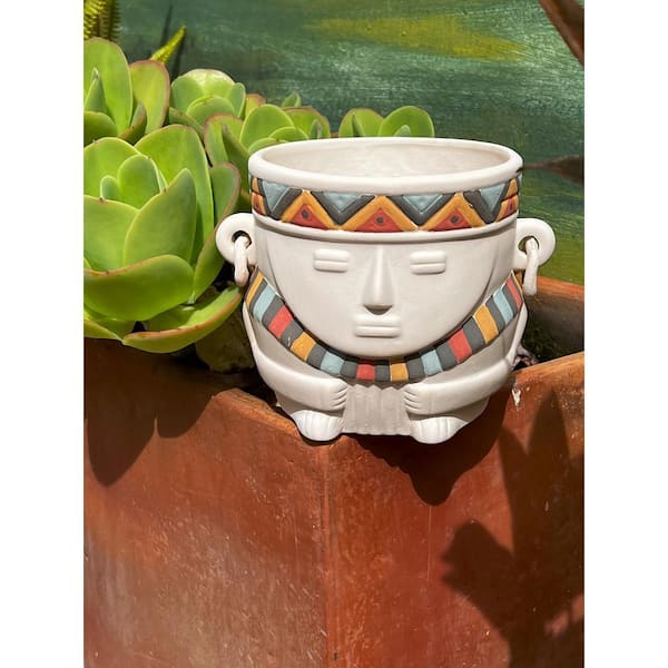 white planter pots METRO PLANTER (LG) 16