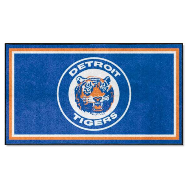 FANMATS Detroit Tigers 3ft. x 5ft. Plush Area Rug 37206 The Home Depot