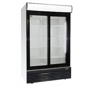 Double Glass Doors Commercial Store Refrigerator Cooler Merchandiser NSF two 2 