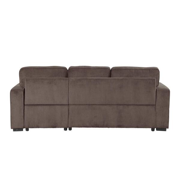 Furniture of America Roseshire 92.5 in. Straight Arm 1-Piece