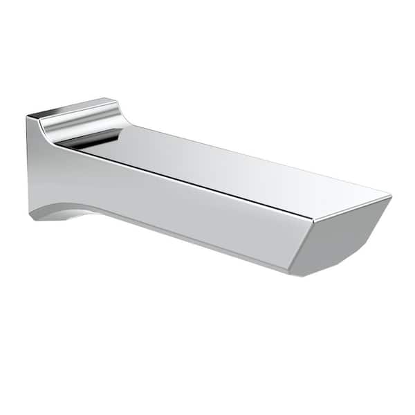Delta Pivotal 9 in. Non-Diverter Tub Spout in Lumicoat Chrome
