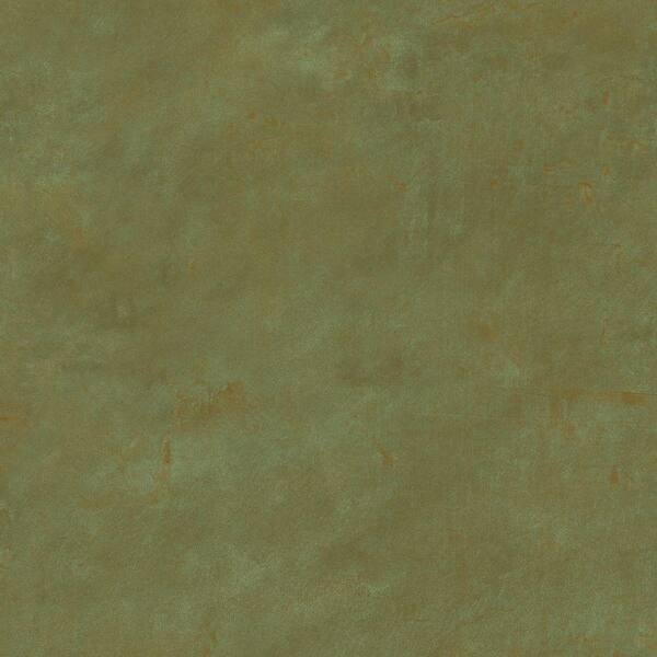 The Wallpaper Company 8 in. x 10 in. Olive Leather Wallpaper Sample