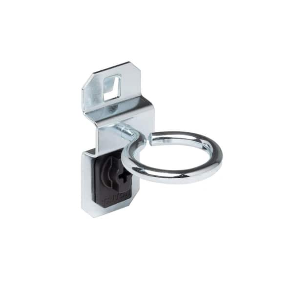 Triton Products 1-5/8 in. Single Ring 1 in. I.D. Zinc Plated Steel Tool Holder for LocBoard (5-Pack)