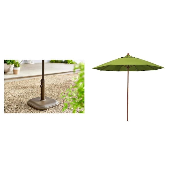 custom umbrella patio Commercial Push Up Restaurant – Deluxe Canopy Budget French-Inspired Patio Umbrella rib frame ensures lasting Length:44