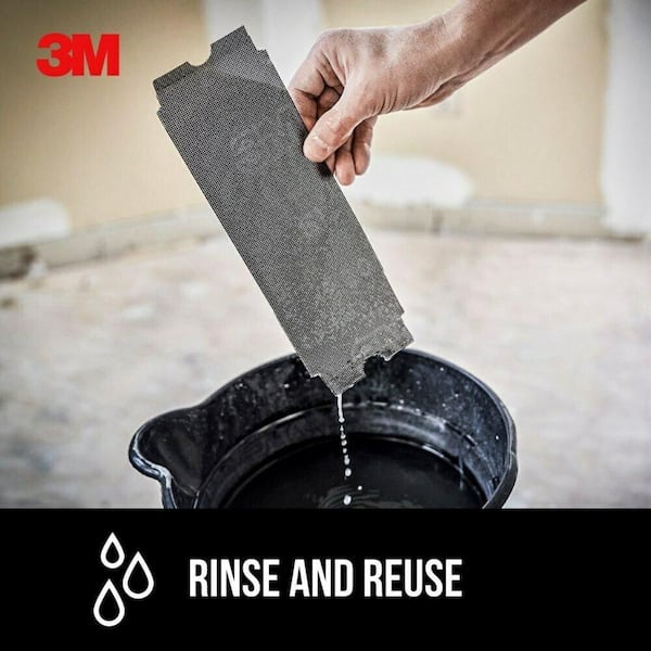 3M Pro-Pak 4-3/16 in. x 11-1/4 in. 180 Grit Fine Drywall