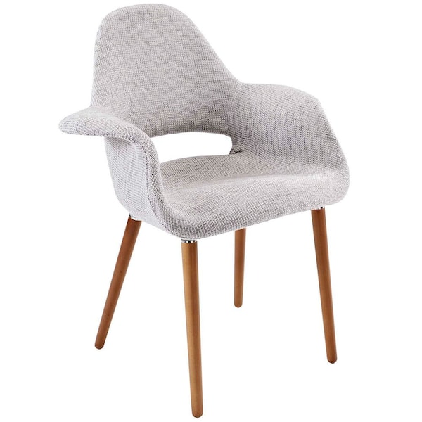 MODWAY Aegis Light Gray Dining Armchair