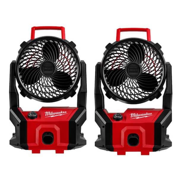 M18 18-Volt Lithium-Ion Brushless Cordless PACKOUT Jobsite Fan (2-Tool)