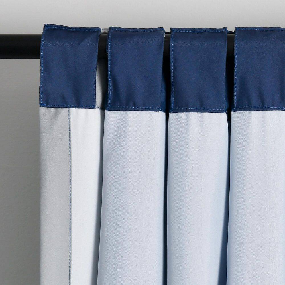 Navy Polyester Video Game Blackout Window Panels for Kids