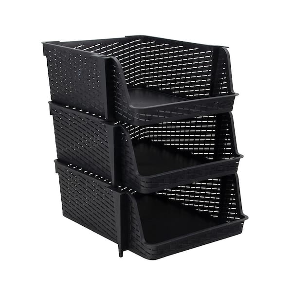 Plastic Storage Baskets, Storage Bins Organizer Basket, Desktop