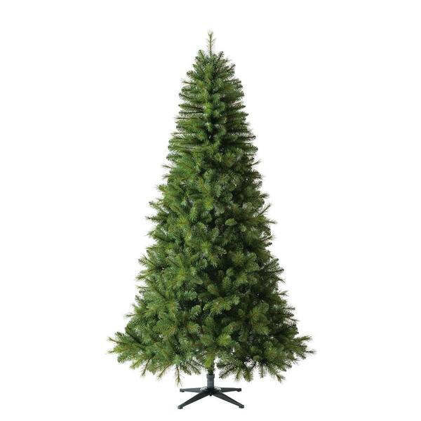 Home Accents Holiday 7.5 ft Wesley Long Needle Pine Unlit Artificial Christmas Tree