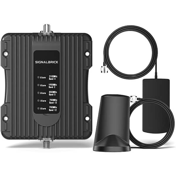 Vehicle Cell Phone Signal Booster for AT&T, Verizon, T-Mobile and All U.S.Carriers, Boosts 5G/4G LTE/3G, FCC Approved
