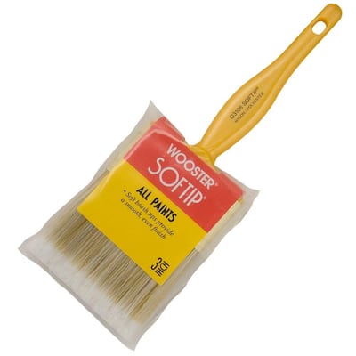 Wooster 2-1/2 in. Pro Nylon/Polyester Thin Angle Sash Brush 0H21430024 -  The Home Depot