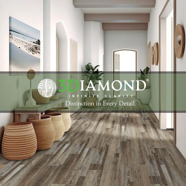 Waverly 20 MIL x 7 in. W x 48 in. L Click Lock Waterproof Rigid Core Luxury Vinyl Plank (23.68 sq. ft./case)