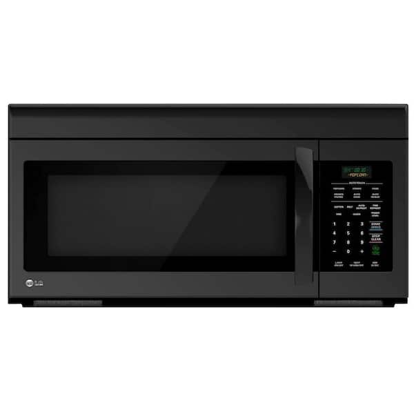LG 1.6 cu. ft. Over the Range Microwave Oven in Smooth Black