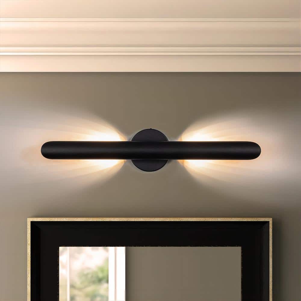 Eric 1-Light Black Dimmable Modern Linear LED Wall Sconce price history on PriceWatchPro