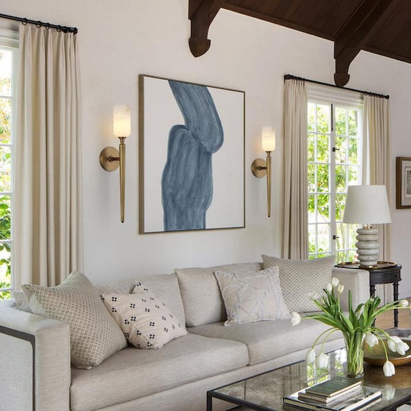 Have a question about YUYI 22 in. 1-Light Gold LED Wall Sconce