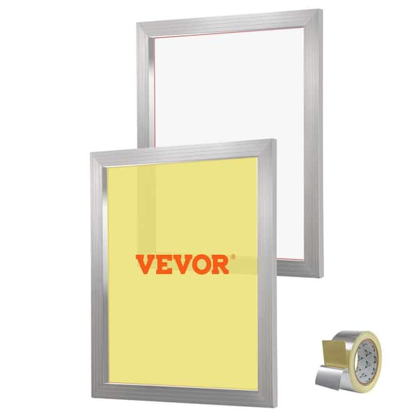 VEVOR Screen Printing Kit, 2-Pieces Aluminum Silk Stencil Printing