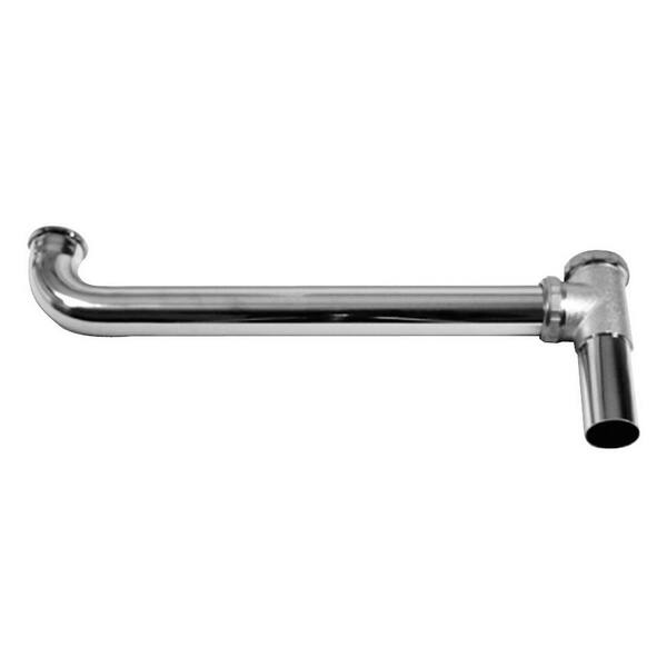 Oatey 1-1/2 in. Chrome 45-Degree Bend Outlet Waste Tubular Slip Joint Elbow Sink End
