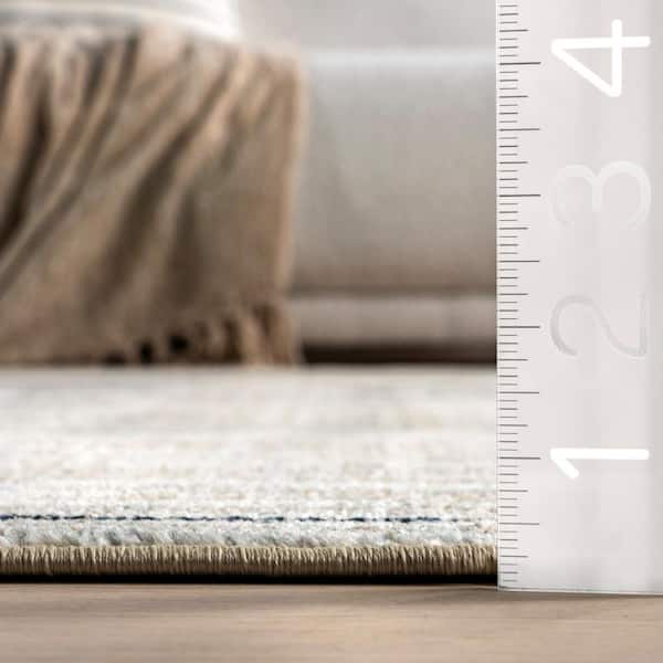 Bowery Striped Multi 5 ft. x 8 ft. Area Rug