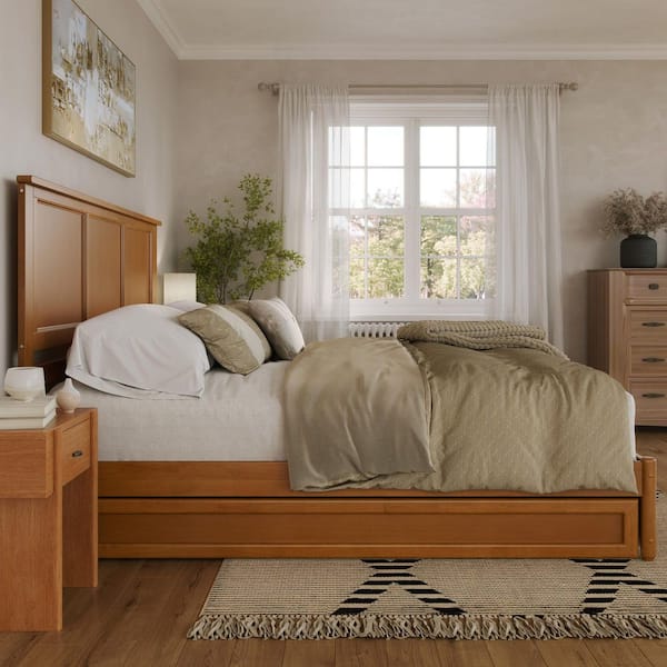 AFI Felicity Light Toffee Natural Bronze Solid Wood Frame