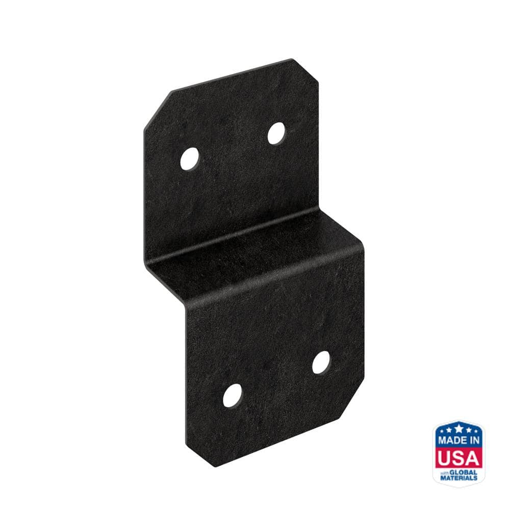 Outdoor Accents Avant Collection 5 in. ZMAX, Black Powder-Coated Deck Joist Tie for 2x Actual Rough Lumber price history on PriceWatchPro