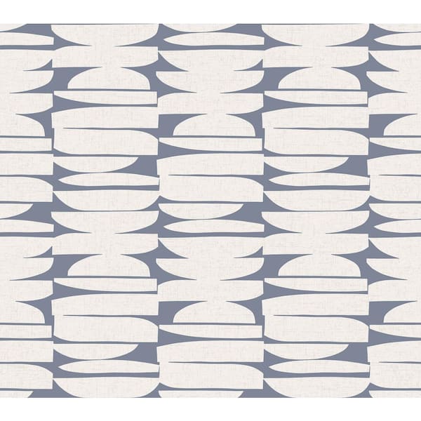 York Wallcoverings 324 in. x 27 in. Blue Lovely Libra Wallpaper Roll