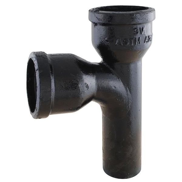 Unbranded 4 in. Cast Iron Sanitary Tee