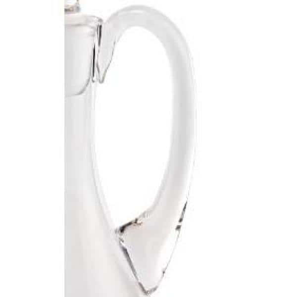 54 oz Clear Mouth Blown Crystal Barrel Pitcher