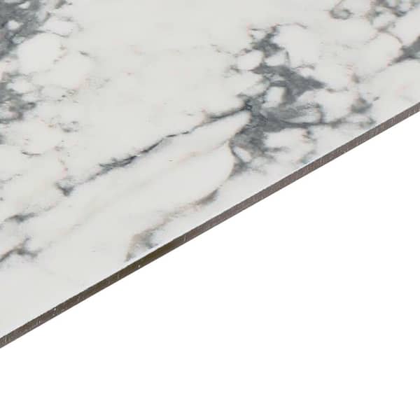 モラモラi Daltile Lamora Nero Marble 24 in. x 24 in. Matte Porcelain