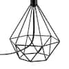 Willet 15.5 in. Black Cage Accent Table Lamp