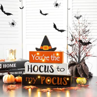 Black - Halloween Tabletop Decorations - Indoor Halloween Decorations - The  Home Depot