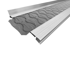 3 ft. L x 5 in. W No Drilling Snap & Lock Aluminum Gutter Guard with Stainless Steel Micro Mesh (10-Piece Equals 30 ft.)