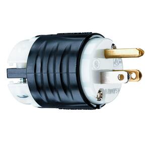 Legrand Pass & Seymour Clamp-Lock 15 Amp 125-Volt NEMA 5-15R Straight ...