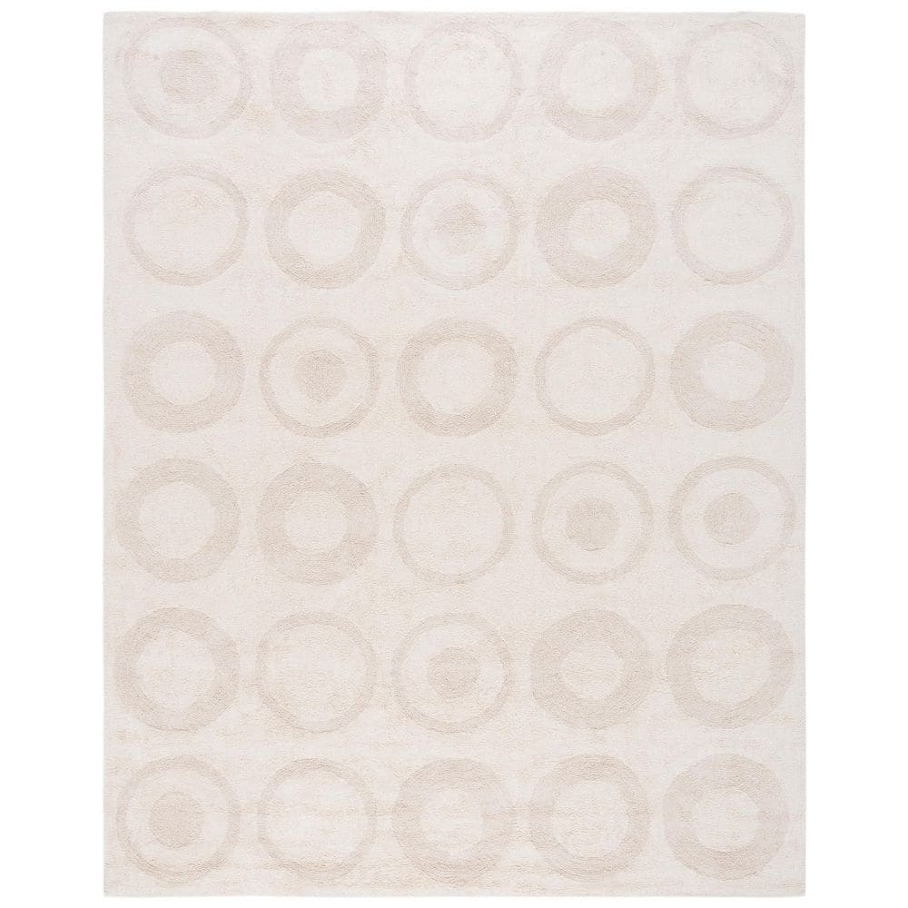 UPC 198162000232 product image for Easy Care 8 ft. x 10 ft. Ivory Solid Circles Area Rug | upcitemdb.com