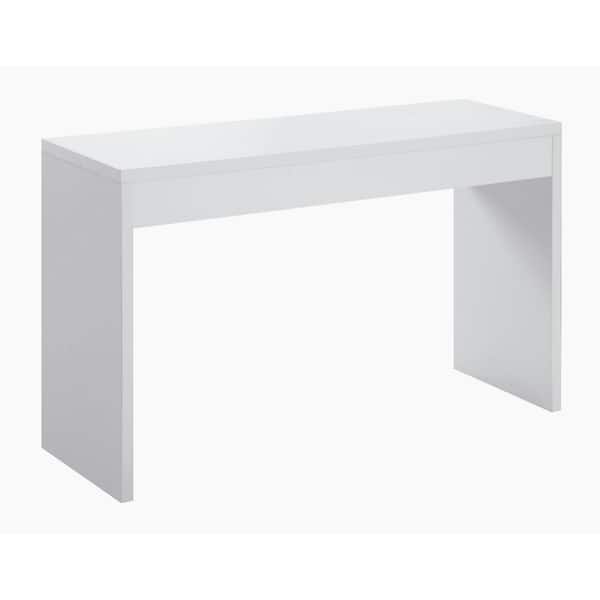 Convenience Concepts Northfield 48 in. White Rectangle Wood Console Table
