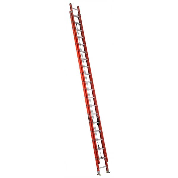 Louisville Ladder 40 ft. Fiberglass Extension Ladder with 300 lbs. Load Capacity Type IA Duty Rating