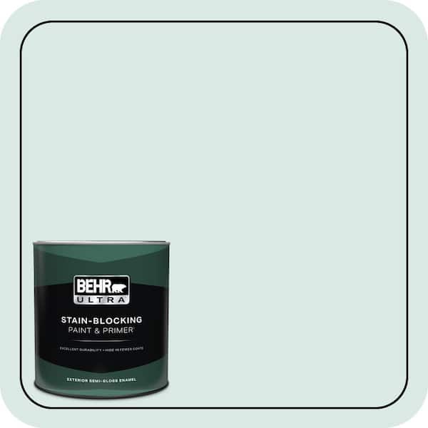 BEHR ULTRA 1 qt. #HDC-WR15-5 Arctic Flow Semi-Gloss Enamel Exterior Paint & Primer