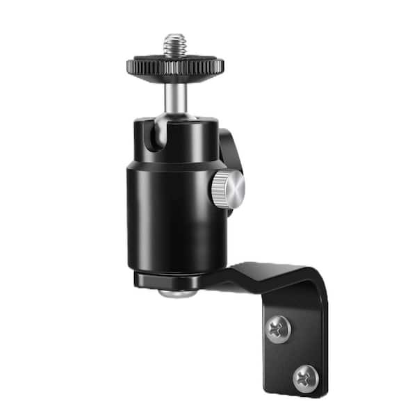 E Shape Adjustable Metal Wall Mount with 1/4 in. Screw 5/8 in. Stud for Camera Monitor Speaker Indoor Outdoor