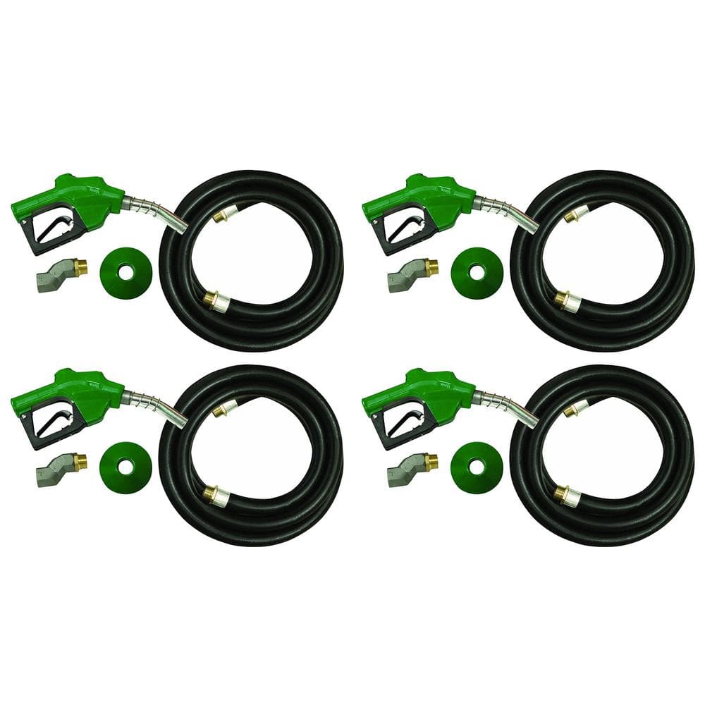 Apache 1-Inch Hose Automatic Diesel Gas Fuel Nozzle Kit Electric Pumps ...