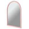 StyleWell Kids Medium Arched Wood Framed Cherry Blossom Pink Mirror (20 in. W x 28 in. H), Cherry Blosson