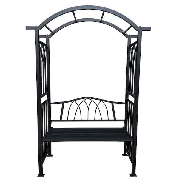 86 in. x 60 in. Aluminum Garden Arbor