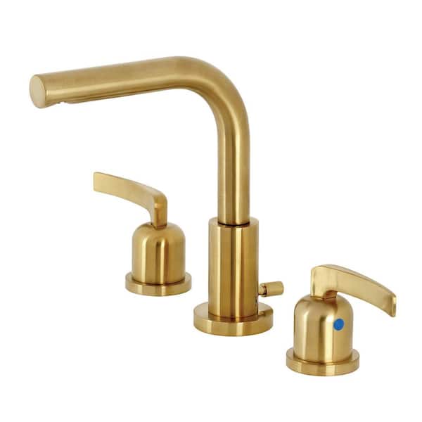 Centurion 8 in. Widespread 2-Handle Bathroom Faucet in Brushed Brass