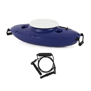 30 qt. Floating Insulated Beverage Kayak Tow Behind Cooler with 8 ft. Rope