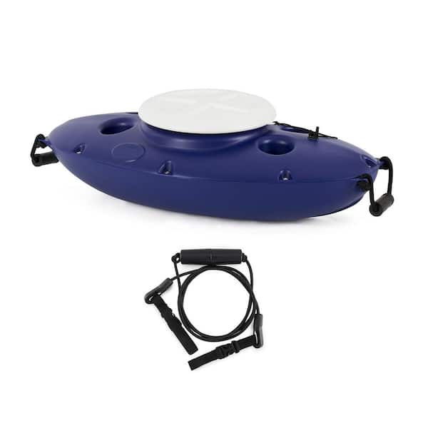 CreekKooler 30 qt. Floating Insulated Beverage Kayak Tow Behind Cooler with  8 ft. Rope CK0020 + TS01601 - The Home Depot