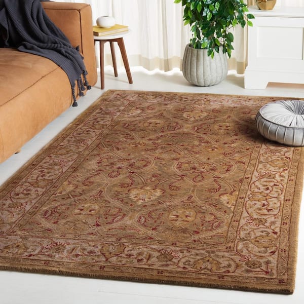 Persian Legend Moss/Beige Doormat 2 ft. x 3 ft. Border Area Rug